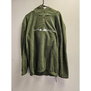 ZAFUL Women's Polar Fleece Mountain Embroidered Quarter Zip Daily Casual Size L